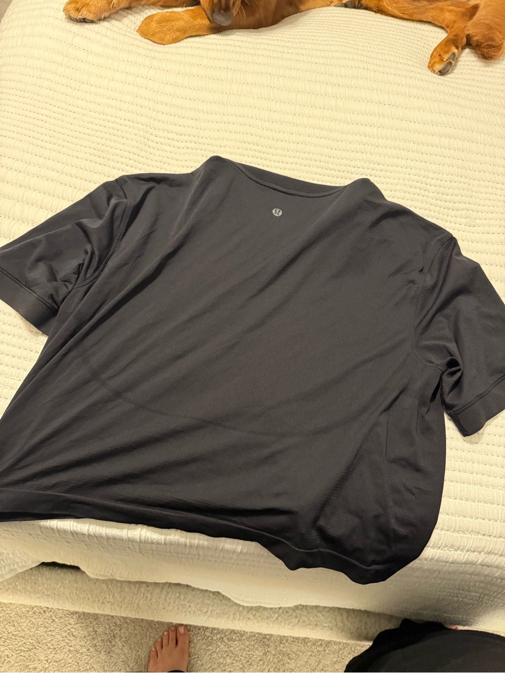 Lululemon Cropped Black Tennis Polo - Picture 4 of 5